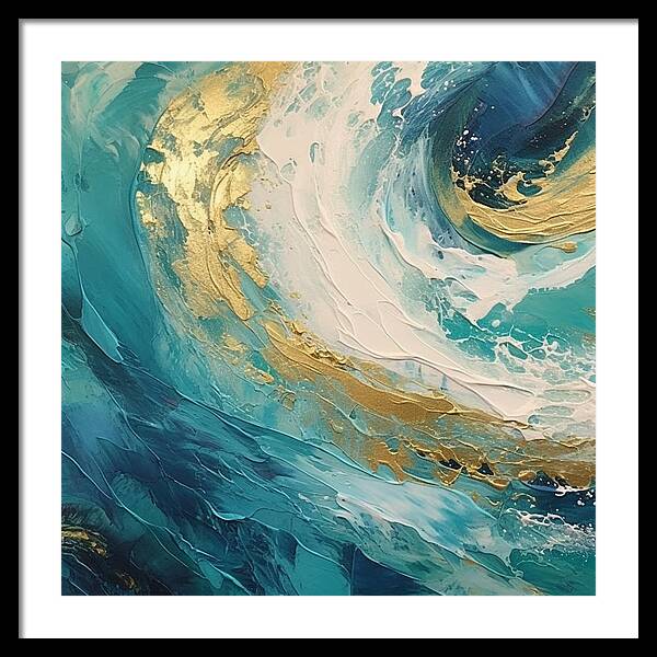 Golden Tide - Framed Print