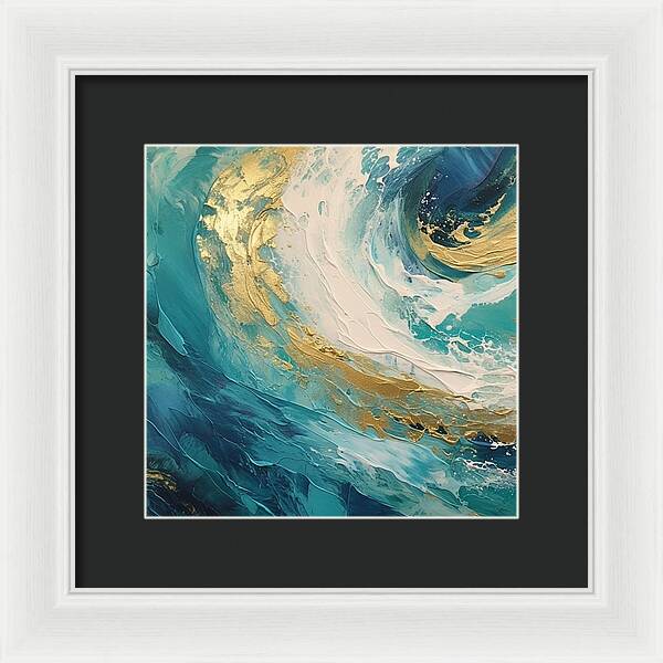 Golden Tide - Framed Print