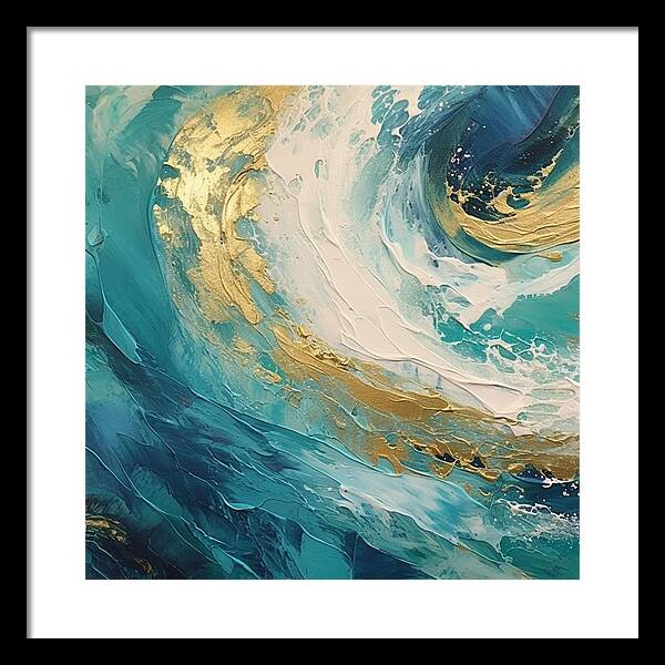 Golden Tide - Framed Print