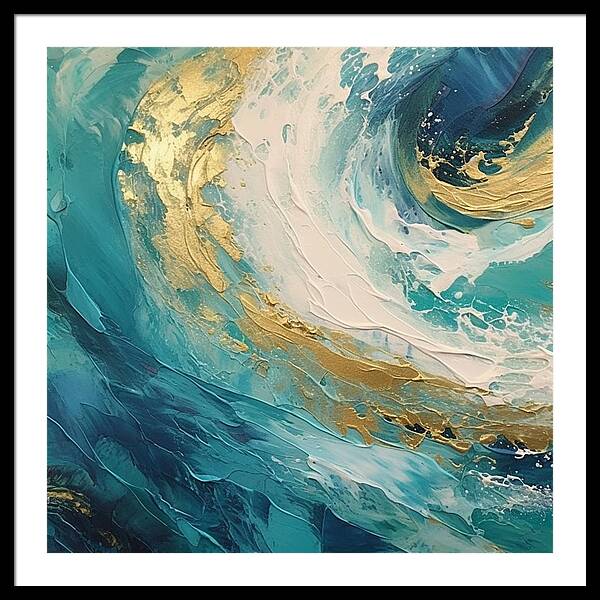 Golden Tide - Framed Print