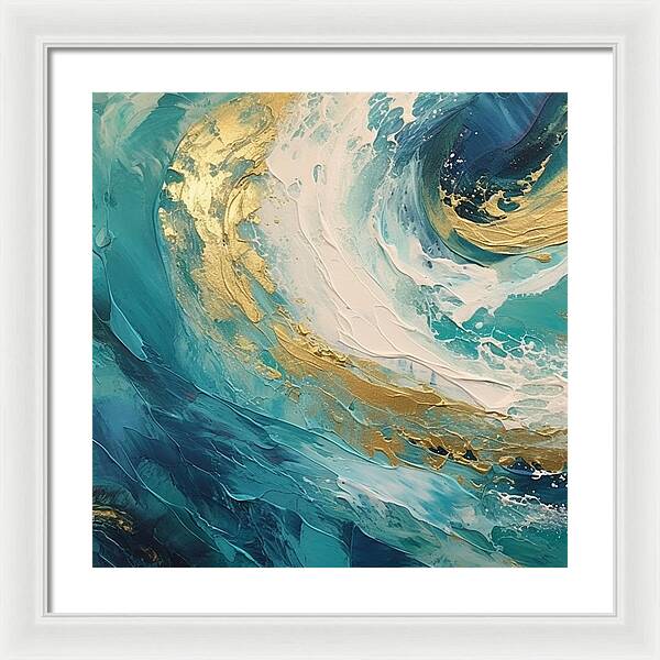 Golden Tide - Framed Print