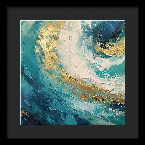 Golden Tide - Framed Print