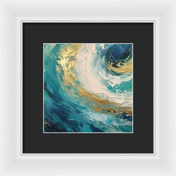 Golden Tide - Framed Print