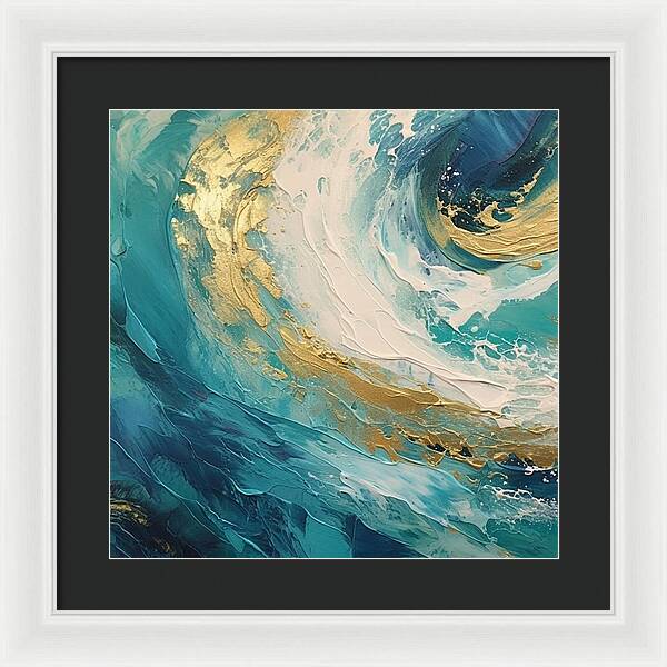 Golden Tide - Framed Print