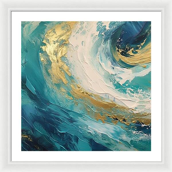 Golden Tide - Framed Print