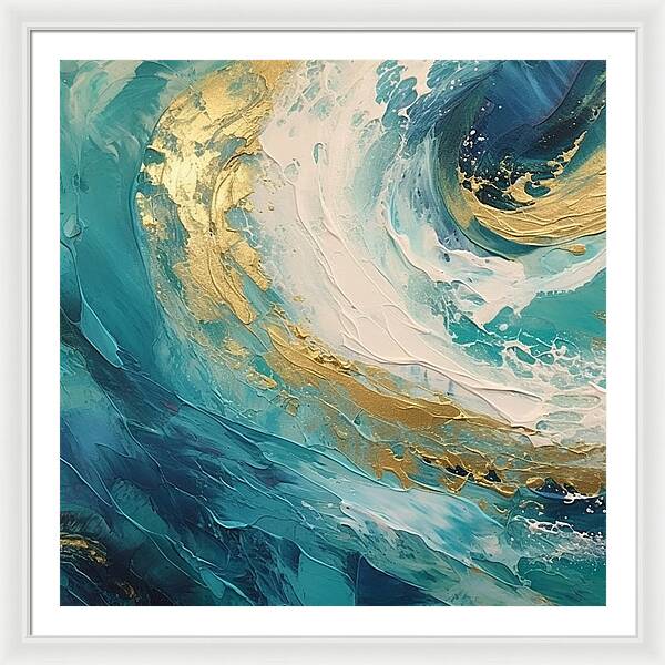 Golden Tide - Framed Print