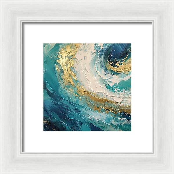 Golden Tide - Framed Print