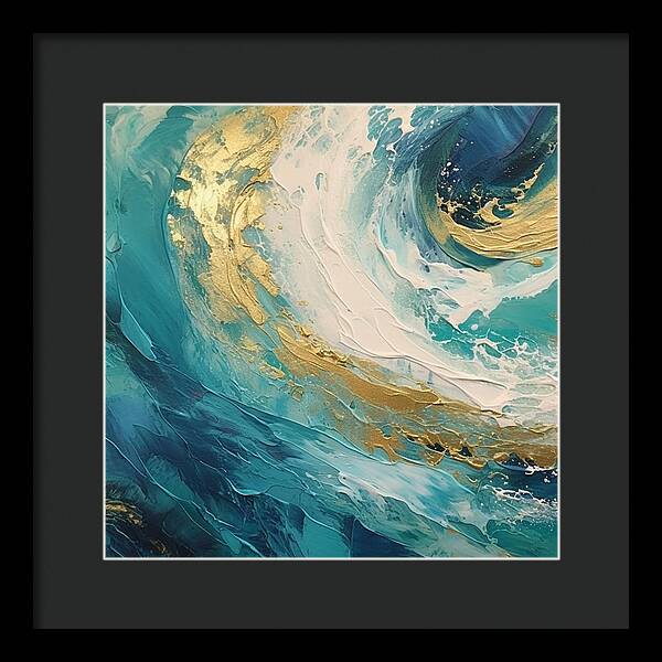 Golden Tide - Framed Print