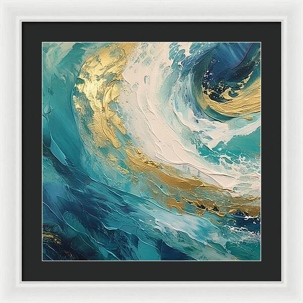 Golden Tide - Framed Print