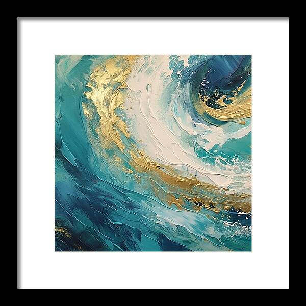 Golden Tide - Framed Print