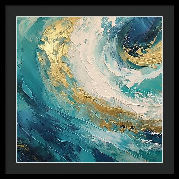 Golden Tide - Framed Print