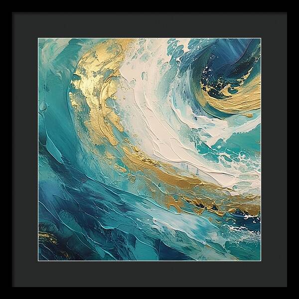 Golden Tide - Framed Print