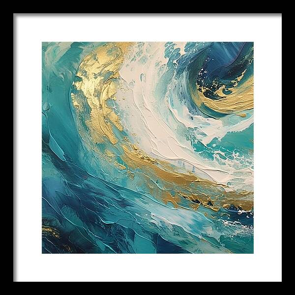 Golden Tide - Framed Print