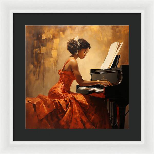 Graceful Notes - Framed Print