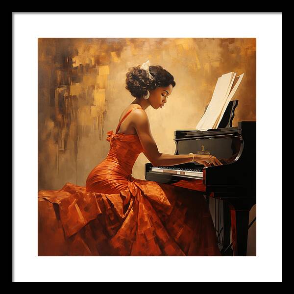 Graceful Notes - Framed Print