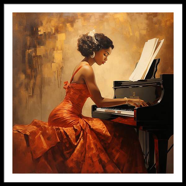 Graceful Notes - Framed Print