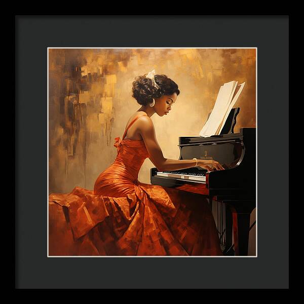 Graceful Notes - Framed Print