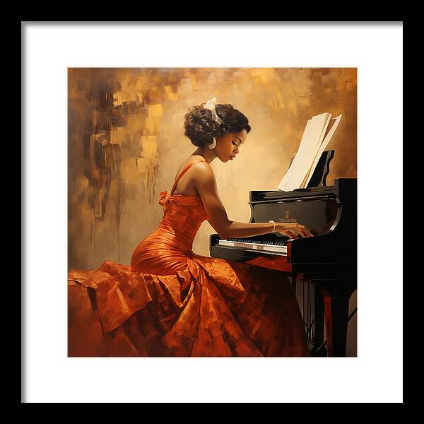 Graceful Notes - Framed Print