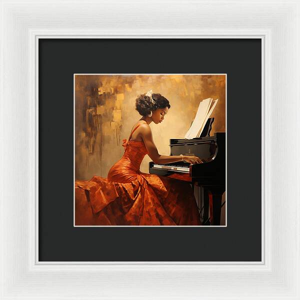 Graceful Notes - Framed Print