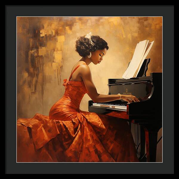 Graceful Notes - Framed Print