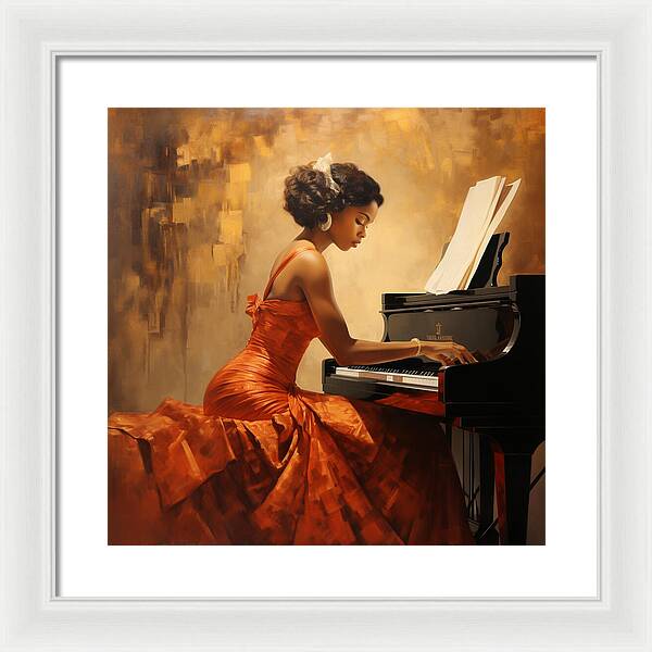 Graceful Notes - Framed Print