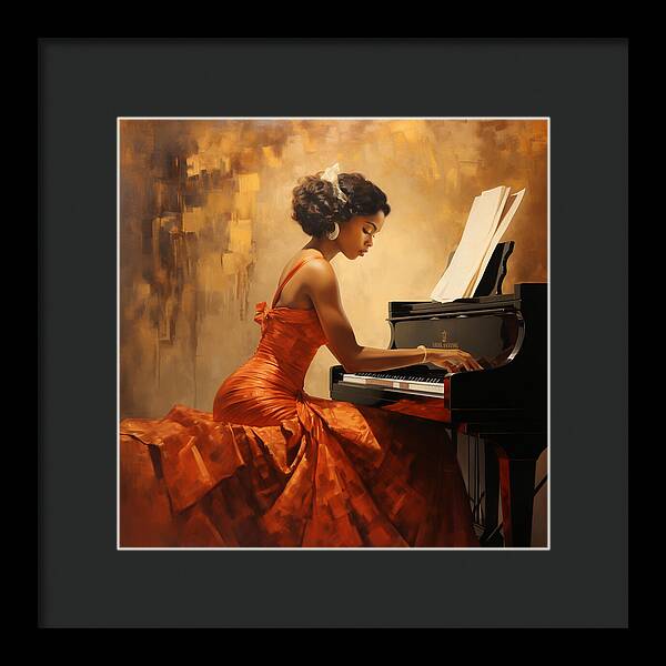 Graceful Notes - Framed Print