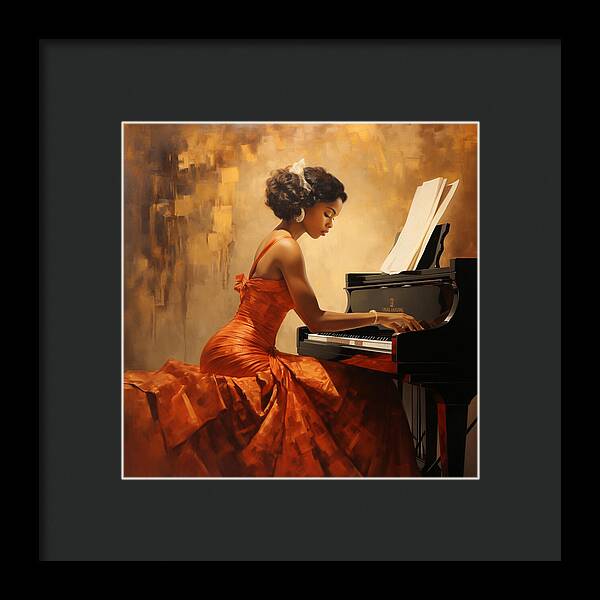 Graceful Notes - Framed Print