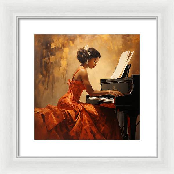Graceful Notes - Framed Print