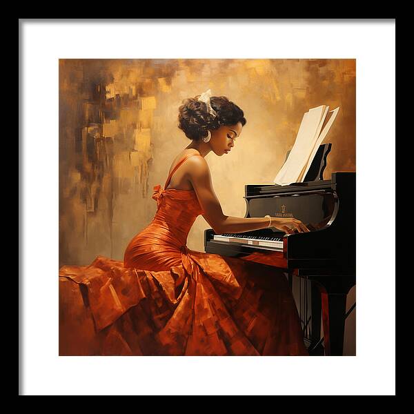 Graceful Notes - Framed Print