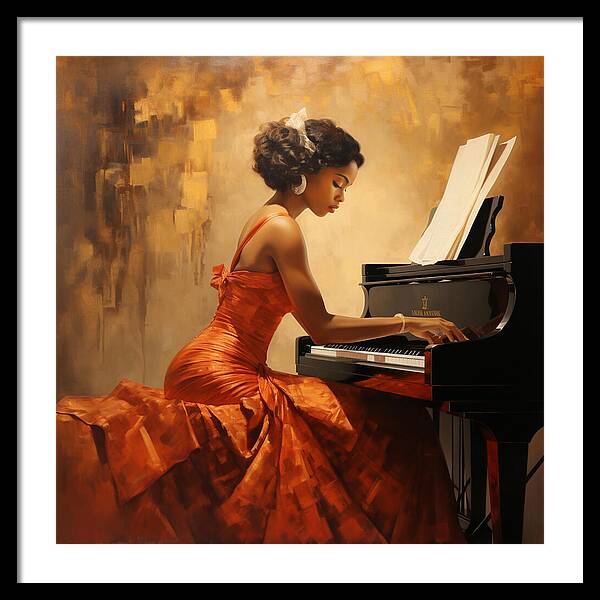 Graceful Notes - Framed Print