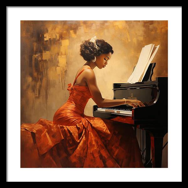 Graceful Notes - Framed Print