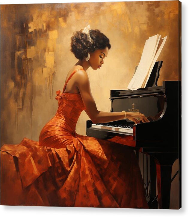 Graceful Notes - Acrylic Print