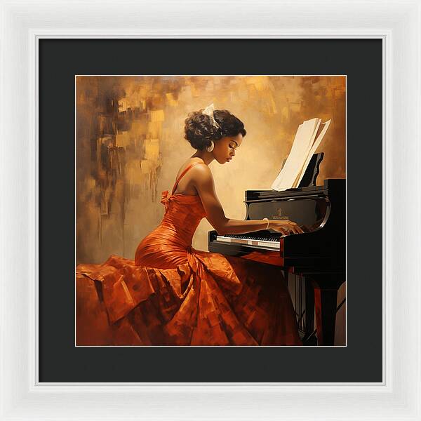 Graceful Notes - Framed Print