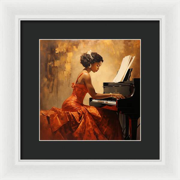 Graceful Notes - Framed Print