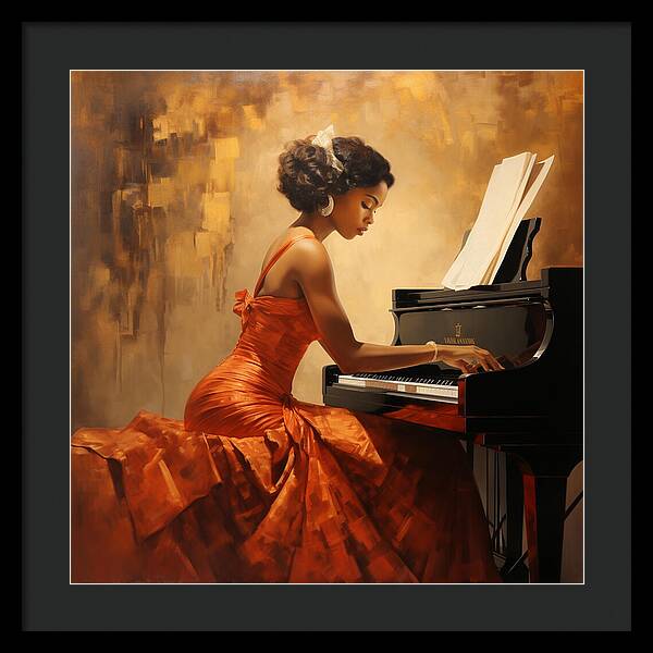 Graceful Notes - Framed Print