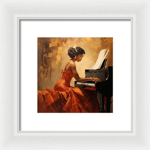 Graceful Notes - Framed Print