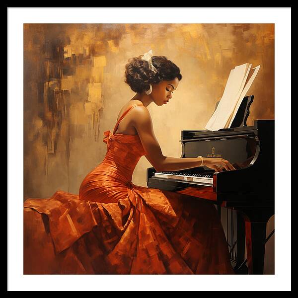 Graceful Notes - Framed Print