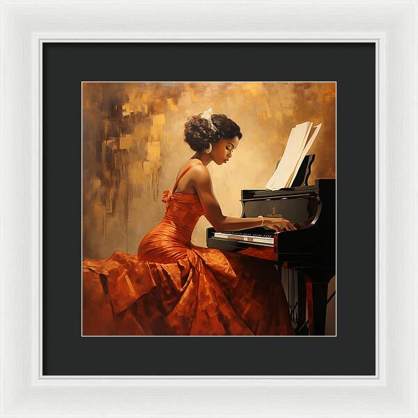 Graceful Notes - Framed Print