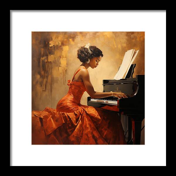 Graceful Notes - Framed Print