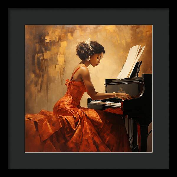 Graceful Notes - Framed Print