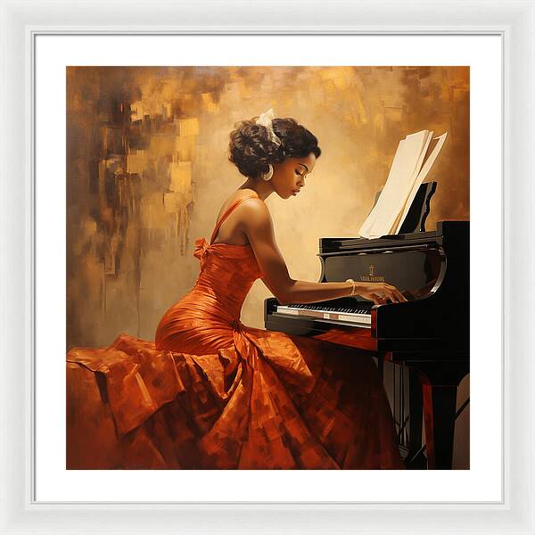 Graceful Notes - Framed Print