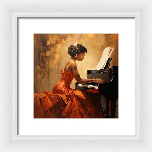Graceful Notes - Framed Print