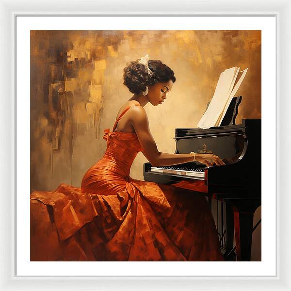 Graceful Notes - Framed Print