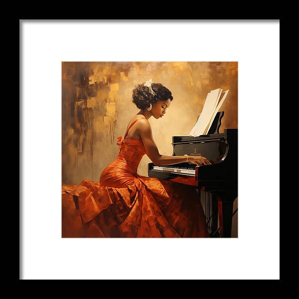Graceful Notes - Framed Print