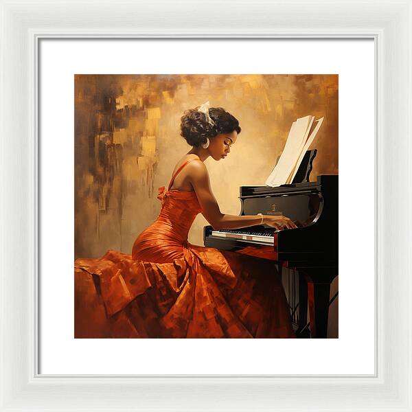 Graceful Notes - Framed Print