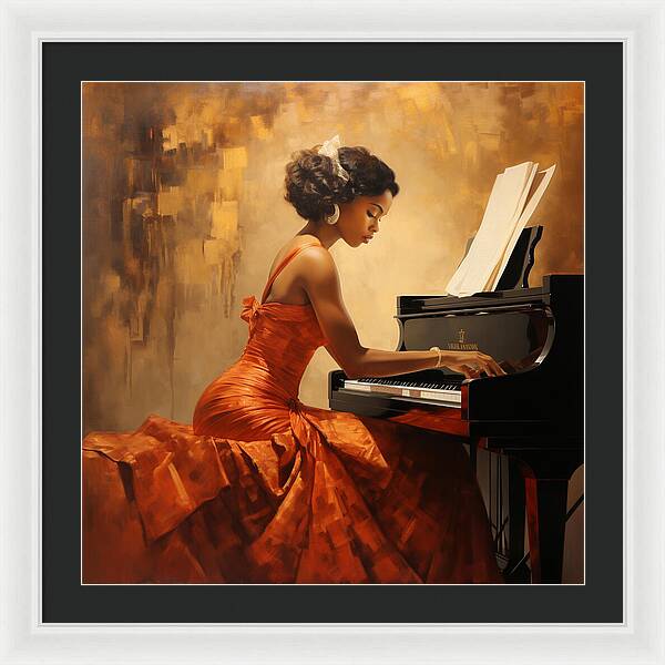 Graceful Notes - Framed Print