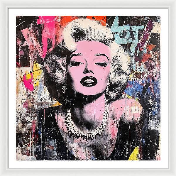 Graffiti Glam - Framed Print