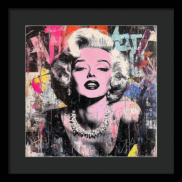 Graffiti Glam - Framed Print