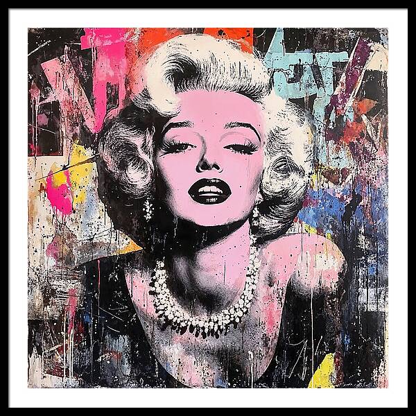 Graffiti Glam - Framed Print
