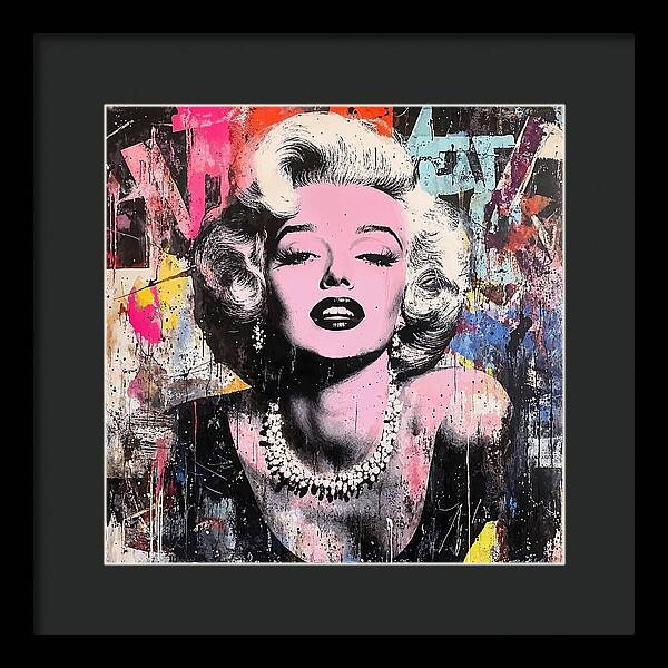 Graffiti Glam - Framed Print